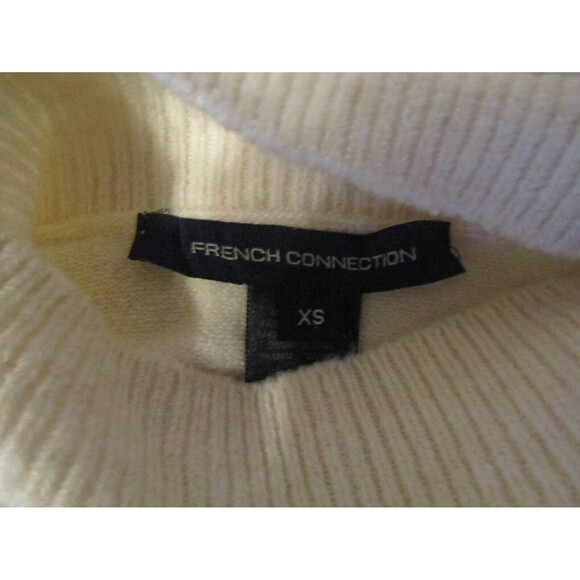 French Connection Sweater Libby Vhari NWT Color Block Top Oatmeal Size XS - Picture 9 of 11